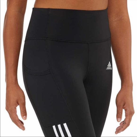 Adidas ladies’ 7/8 3-stripe active tight size small - Picture 3 of 3